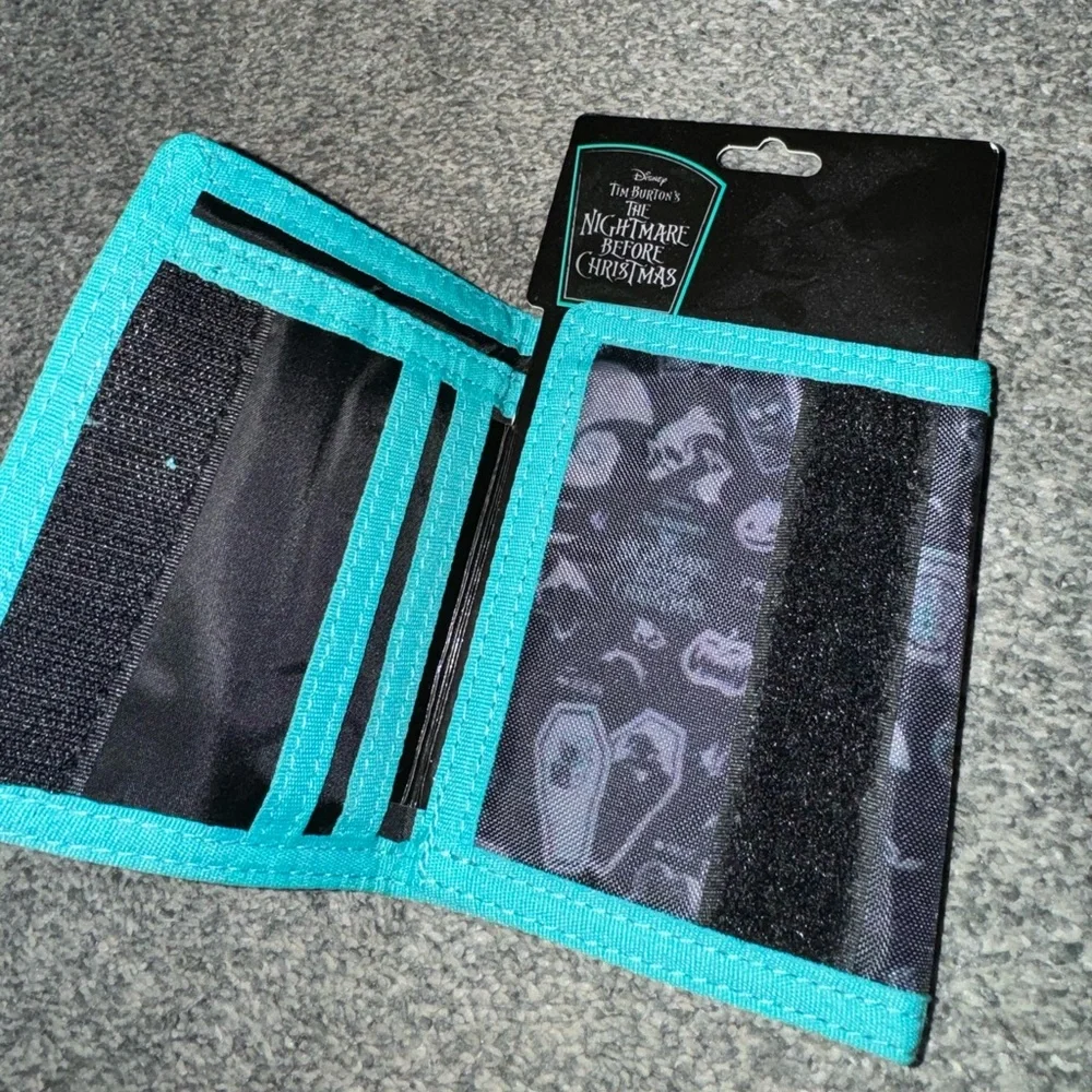 Brand New BioWorld Nightmare Before Christmas Jack Skellington Tri Canvas Wallet